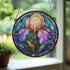 Iris Stained Glass Effect Suncatcher